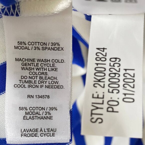 Vineyard Vines Striped Top OVERSIZED NEW - Picture 9 of 16